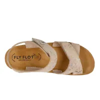 Fly Flot - Leather Woman Sandal Beige thumbnail 5