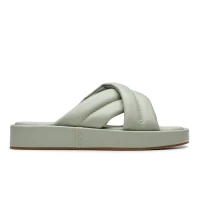 صنادل-clarks-alda-glide-light-green-lea-شراقة-الجزائر