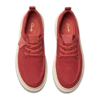 Clarks - Polden Moc Red Canvas thumbnail 5