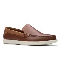 Clarks - Bratton Loafer Dark Tan Lea thumbnail 3