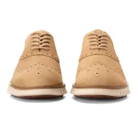 Cole Haan - Zerogrand Remastered Wingtip Oxford Orzo Nubuck   Dk Cuoio   Lt Sesame thumbnail 3