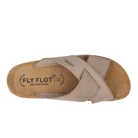 Fly Flot - Leather Man Slipper Taupe thumbnail 5