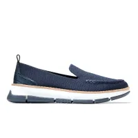 Cole Haan - Zerogrand Revel Stitchlite Venetians Navy Blazer Knit Croc Print White thumbnail 2