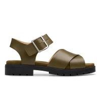 صنادل-clarks-orinoco-cross-dark-olive-lea-شراقة-الجزائر