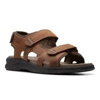 Clarks - Walkford Walk Light Brown Lea thumbnail 3