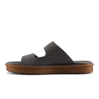 Clarks - Litton Strap Dark Grey Lea thumbnail 4