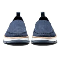 Cole Haan - Zerogrand Revel Stitchlite Venetians Navy Blazer Knit Croc Print White thumbnail 3