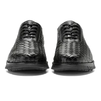 Cole Haan - Zerogrand Remastered Woven Oxfords Black   Black   Black thumbnail 3