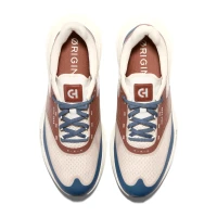 Cole Haan - Originalgrand Quadstar Running Sneakers Ancient Scroll   Ch Scotch   Ivory thumbnail 5
