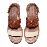 Cole Haan - Cressida Lug Sandals Natural Canvas Ch Dk Cuoio Ltr thumbnail 5