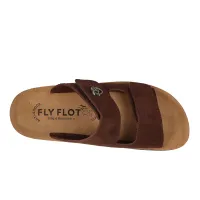 Fly Flot - Leather Man Slipper Dark-Brown thumbnail 5