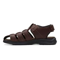 Clarks - Walkford Fish Brown Tumb thumbnail 4