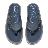 Clarks - Wesley Sun Navy Leather thumbnail 5