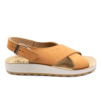 صنادل-fly-flot-leather-woman-sandal-tan-شراقة-الجزائر