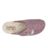 Fly Flot - Cloth Woman Slipper Dark Lilac thumbnail 5