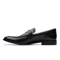 Clarks - Brandon Step Black Leather thumbnail 4