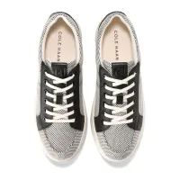 Cole Haan - Grandpro Max Platform Sneaker Ivory Canvas Black Leather thumbnail 5
