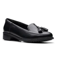 Clarks - Havisham Edge Black Leather thumbnail 3