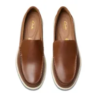 Clarks - Bratton Loafer Dark Tan Lea thumbnail 5