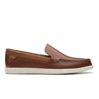 Clarks - Bratton Loafer Dark Tan Lea thumbnail 2