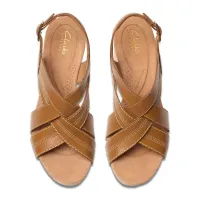 Clarks - Sabina Sling Tan Leather thumbnail 5