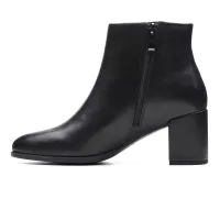 Clarks - Freva55 Zip Black Leather thumbnail 4