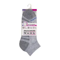 Skechers - 3PK WOMENS EXTENDED TERRY LOW CUT thumbnail 3