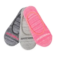 جوارب-skechers-3pk-womens-non-terry-liner-pink-combo-شراقة-الجزائر