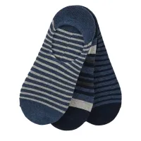 chaussettes-skechers-3pk-mens-non-terry-no-show-navy-combo-cheraga-alger-algerie