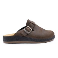 شبشب-الأصبع-و-خف-المنزل-fly-flot-leather-man-slipper-dark-brown-شراقة-الجزائر
