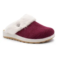 Fly Flot - Cloth Woman Slipper Burgundy thumbnail 3