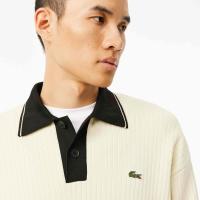 Lacoste Pull polo relaxed fit fabriqué en France thumbnail 3