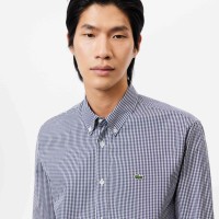 Lacoste Chemise regular fit coton à carreaux thumbnail 3