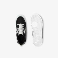 Sneakers L002 femme Lacoste en cuir avec détail coloré thumbnail 5