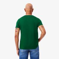 Lacoste T-shirt coton Pima léger col V thumbnail 4