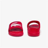 Lacoste Claquettes Croco Dualiste homme en synthétique avec logo thumbnail 5