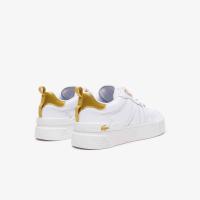 Sneakers L002 femme Lacoste en cuir thumbnail 3