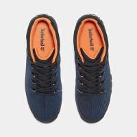 Timberland Bottine mi-haute imperméable à lacets Euro Sprint pour homme en bleu foncé thumbnail 4
