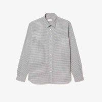 Lacoste Chemise regular fit en flanelle coton thumbnail 4