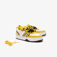 Lacoste Sneakers L001 femme en cuir enduit thumbnail 3