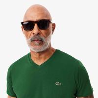 Lacoste T-shirt coton Pima léger col V thumbnail 3