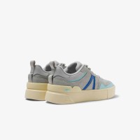 Lacoste Sneakers L002 femme en cuir velours thumbnail 3