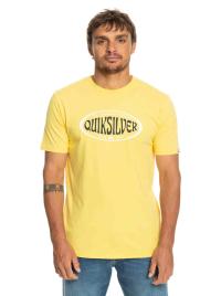 ملابس-علوية-quiksilver-t-shirt-homme-jaune-incircles-شراقة-الجزائر