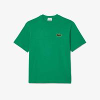 Lacoste T-shirt loose fit coton épais avec badge thumbnail 5