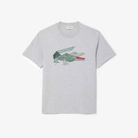 Lacoste T-shirt coton épais crocodile graphique thumbnail 5