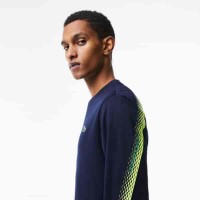 بدلات-رياضية-sweatshirt-homme-lacoste-tennis-classic-fit-bandes-siglees-شراقة-الجزائر