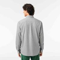 Lacoste Chemise regular fit en flanelle coton thumbnail 3