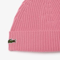 Lacoste Bonnet en laine peignée côtelée thumbnail 3
