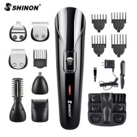 صحة-و-جمال-tondeuse-cheveux-professionnelle-sans-fil-rechargeable-shinon-sh-1711-multifonction-6-en-1-بئر-خادم-الجزائر