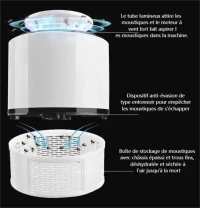 أجهزة-إلكترونية-و-كهرومنزلية-appareil-anti-moustique-et-insectes-kly-365-piege-a-moustiques-usb-blanc-بئر-خادم-الجزائر